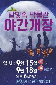 석장리박물관 야간개장 이미지