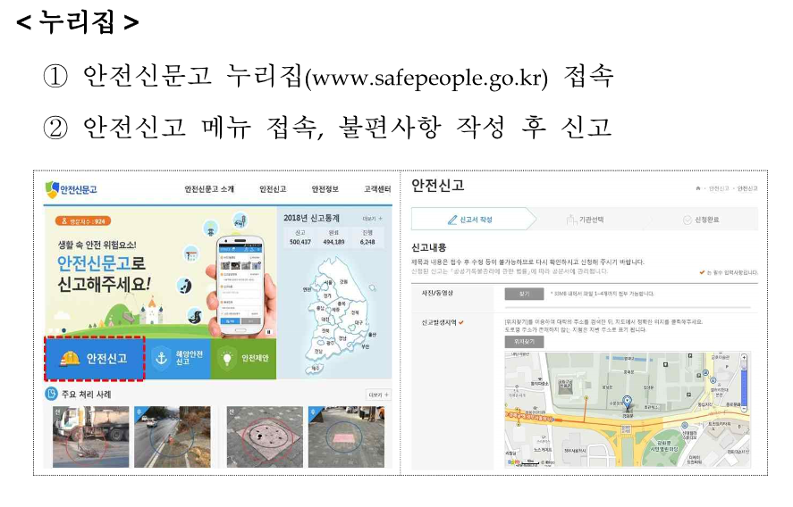 무더위쉼터 위치 및 무더위쉼터 불편사항 신고요령안내 이미지로 자세한 내용은 하단을 참고하세요.