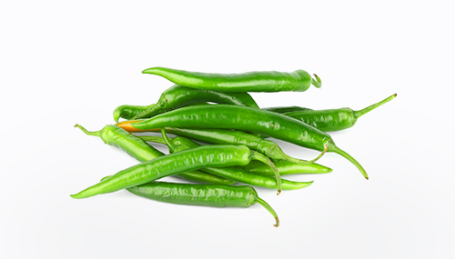 Green chili pepper 
