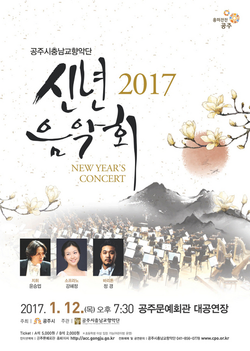 공주시 충남교향악단, 2017 신년음악회 개최 이미지