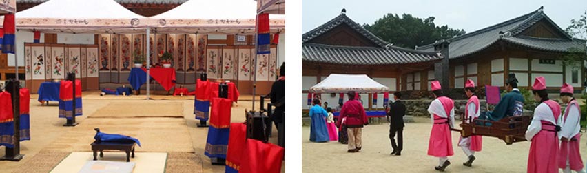 Experience of Traditional Culture in Gongju Traditional Korean Vilalge