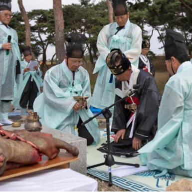 계룡산 전통 산신제