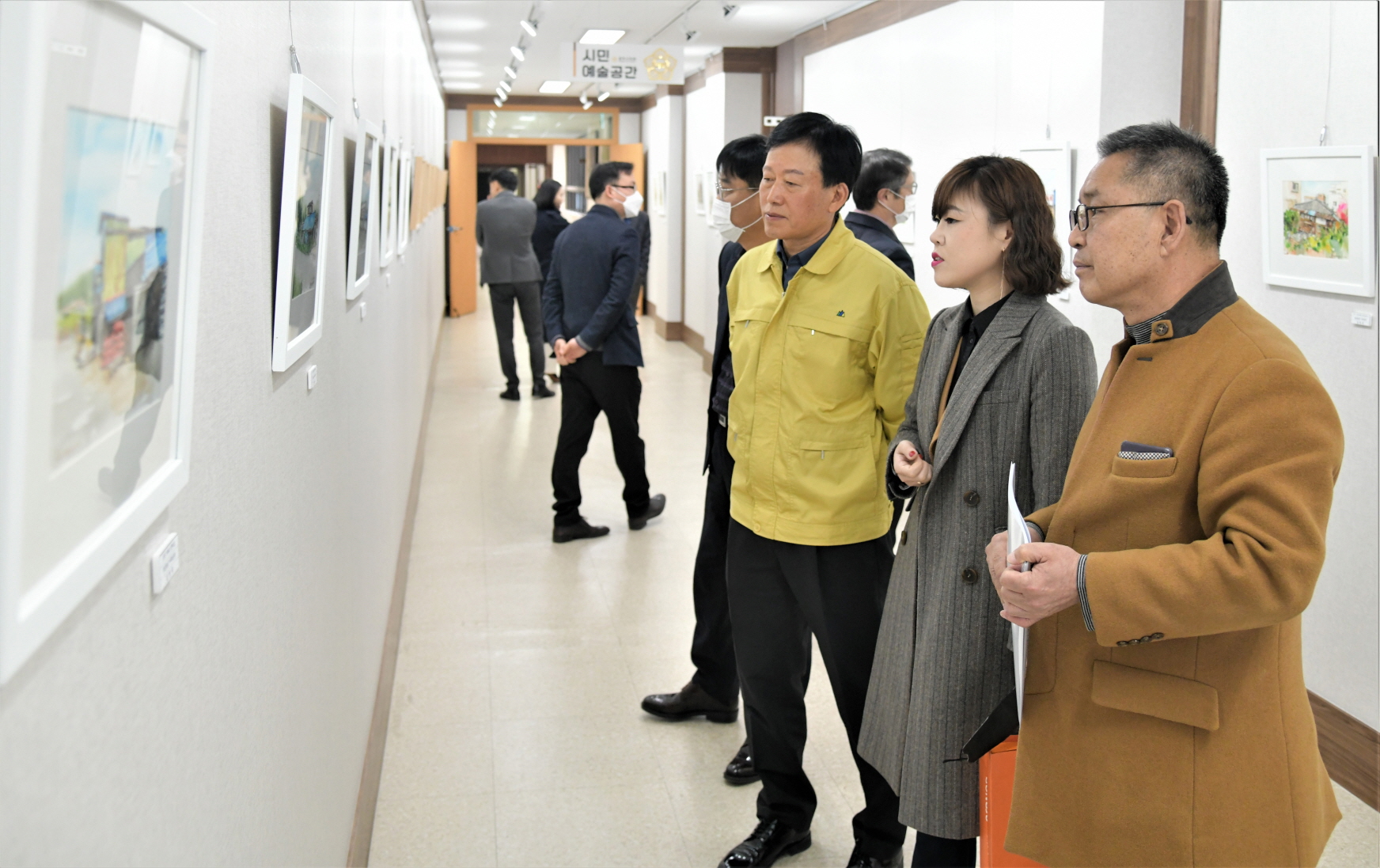 공주시의회, ‘수향 김영주작가’수채화 전시 이미지