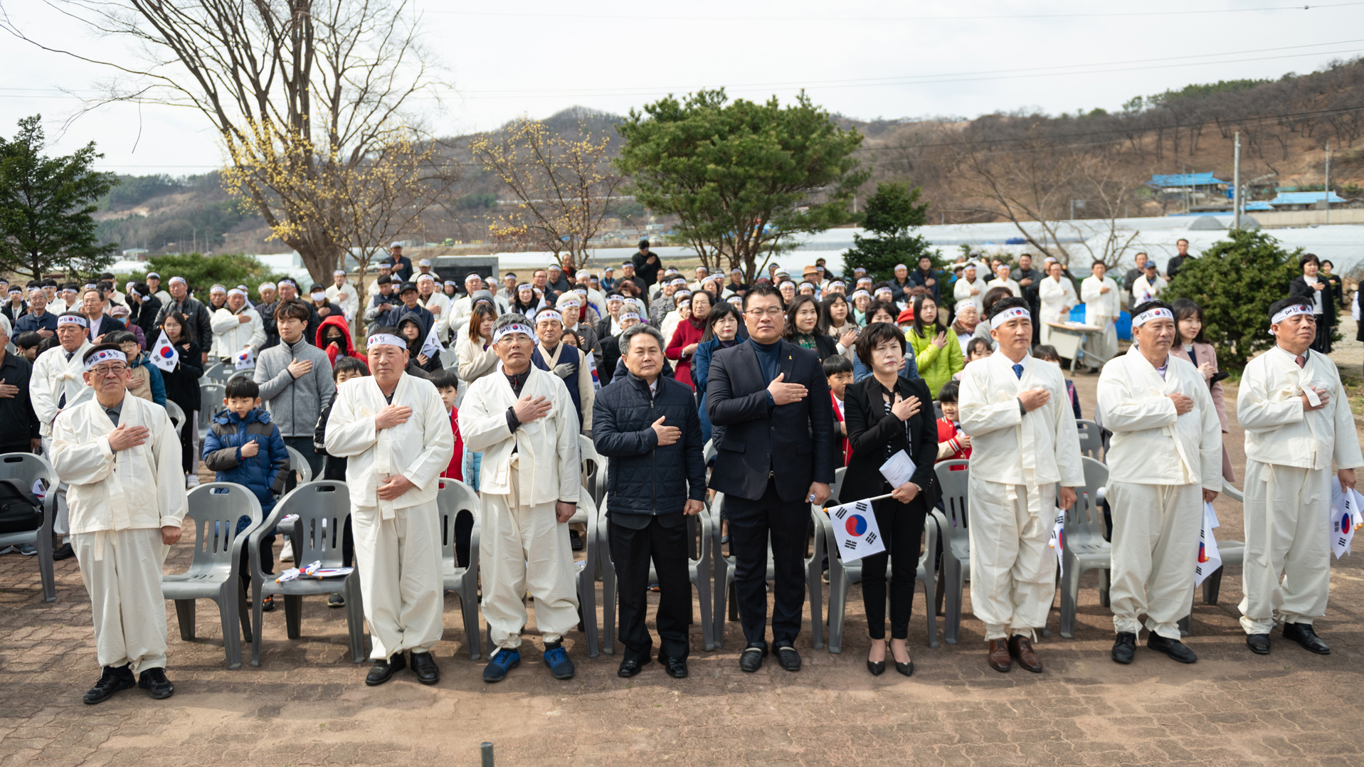 2019년4월1일 정안 석송 3.1 독립만세 100주년 기념식 이미지