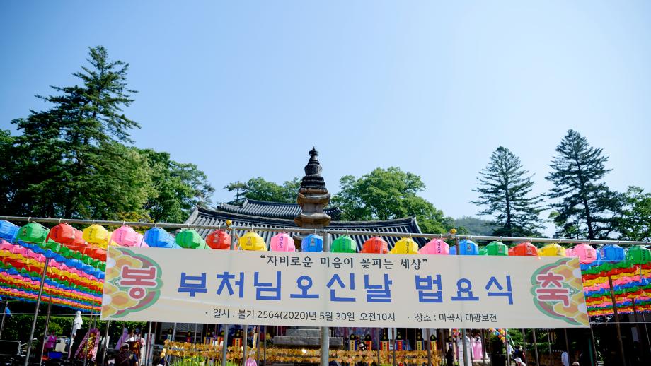 2020년 5월 30일 불기 2564년 부처님 오신날 마곡사 봉축법요식 이미지