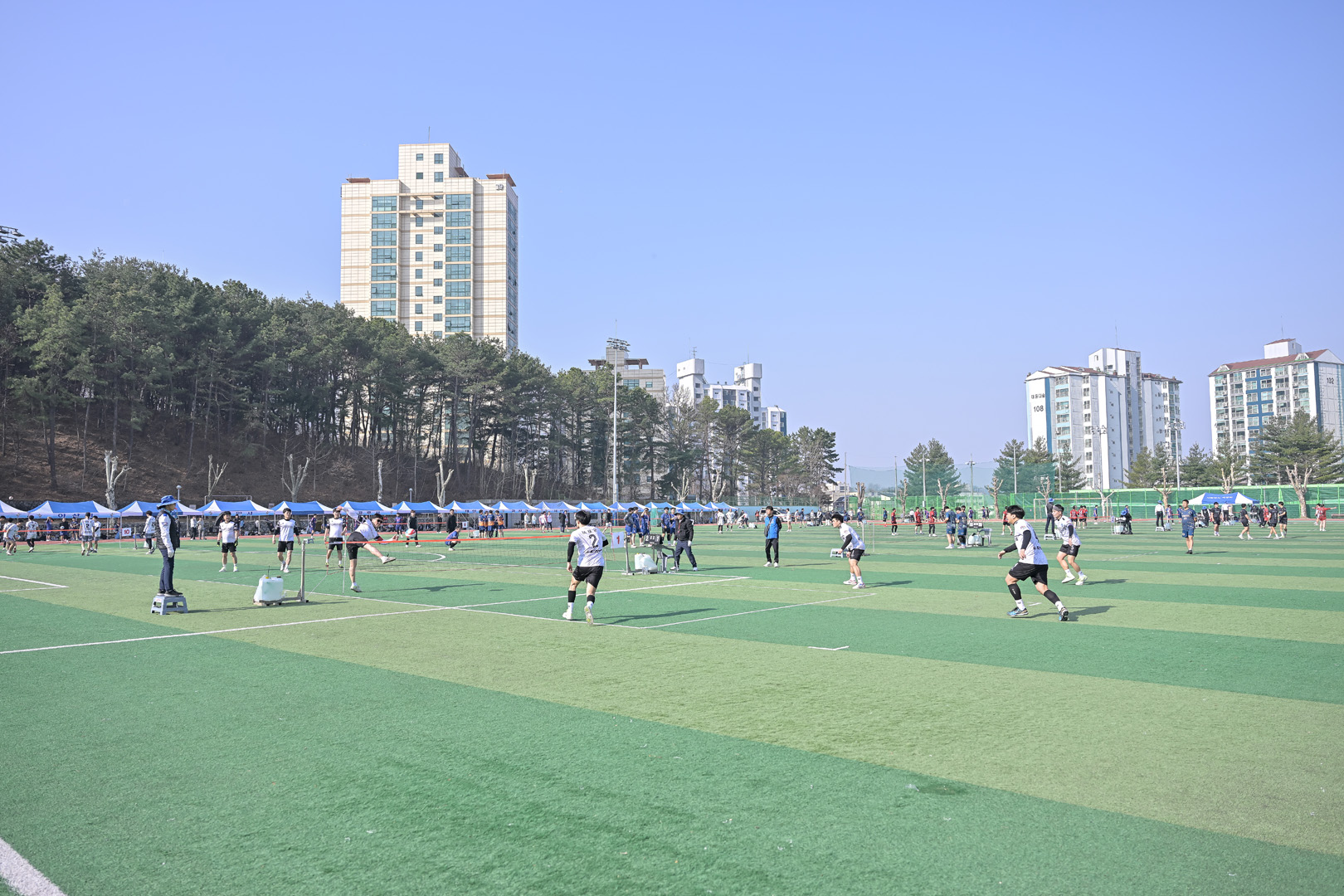 2025년 3월 23일 제12회 백제 무령왕기 초청 족구대회 개회식